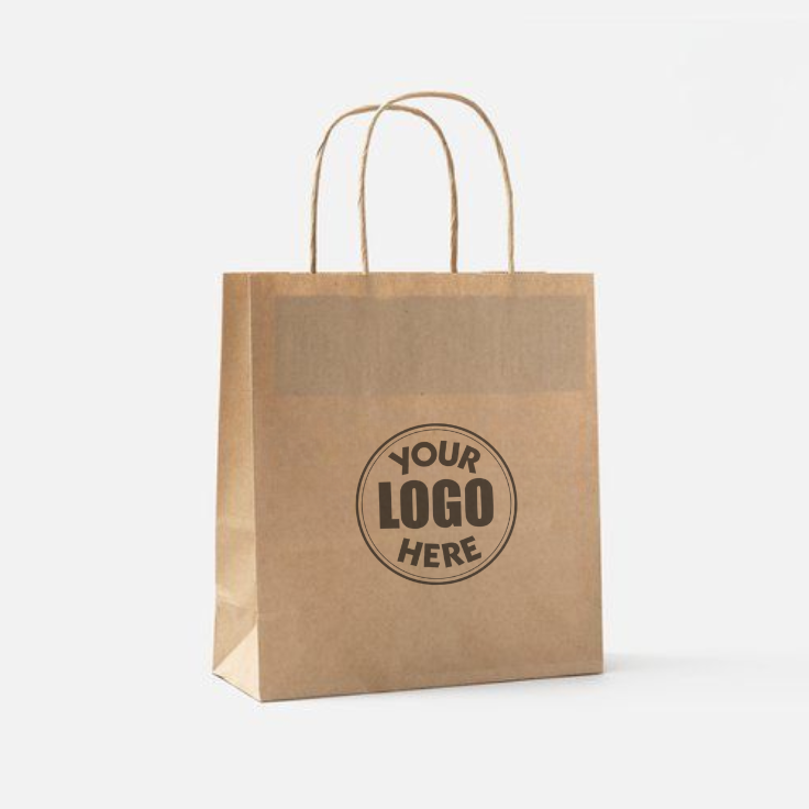 Brown Paper Bag With Twisted Handle 31x12x24