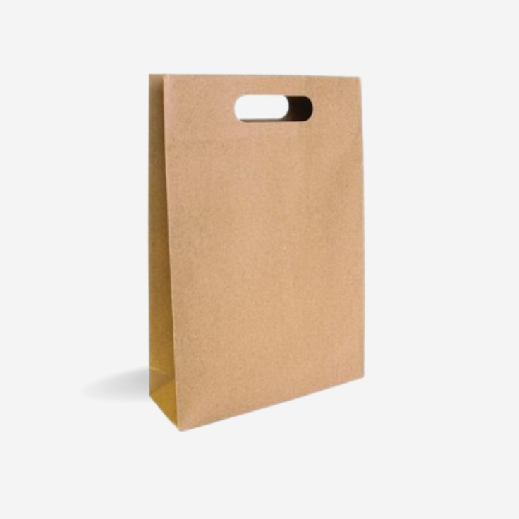 Brown Paper Bag D-Cut Handle 36x12x24