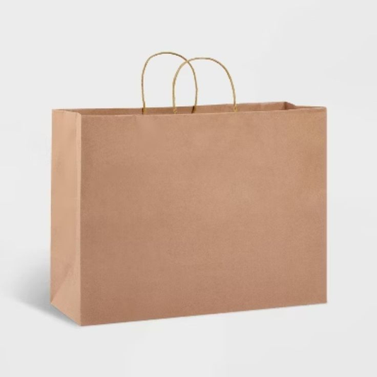 Brown Paper Bag With Twisted Handle 34x18x34